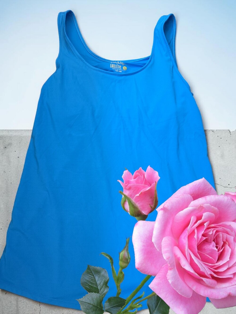 *1579 Lilly Pulitzer luxletic tank top with build in bra Women S